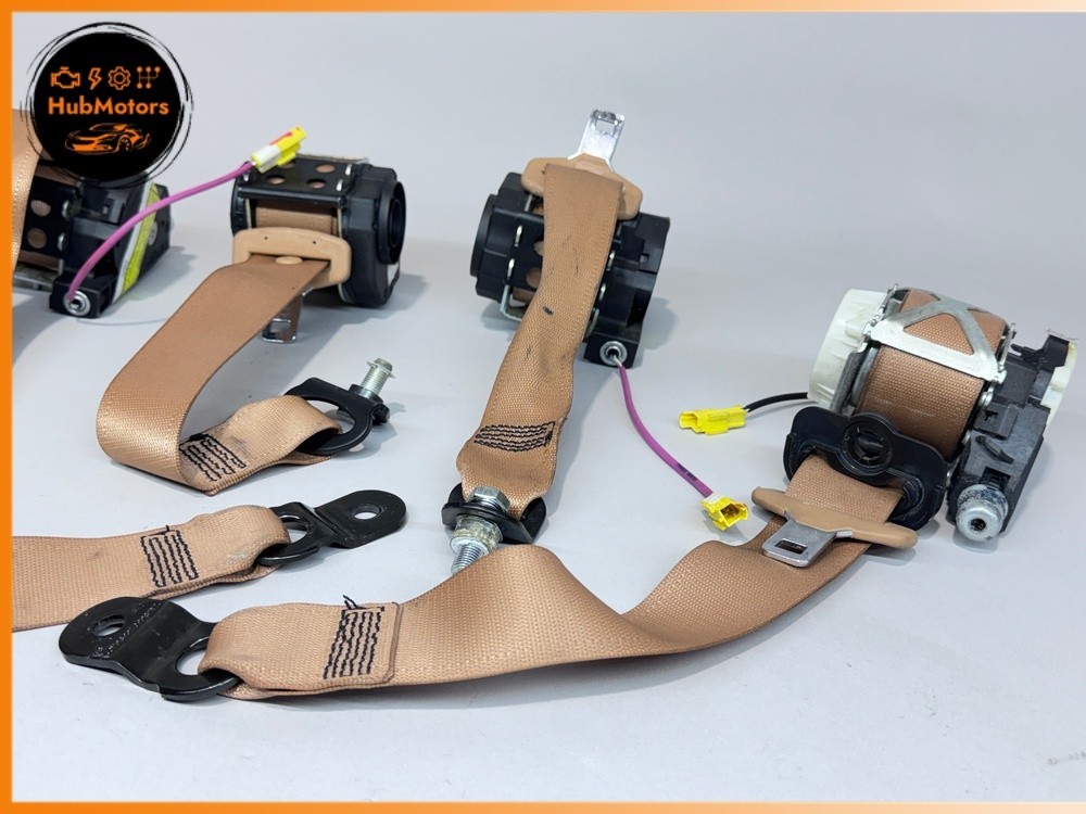 09-13 Maserati Quattroporte M139 Front And Rear Seat Belt Set OEM 76k   TESTED!!