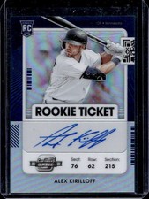 2021 Panini Contenders Alex Kirilloff RC Optic Rookie Auto Autograph #127b Twins