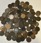 Lot of 100 US One Cent Indian Head Pennies Various Dates & Conditions 1c