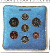 1988 ROYAL MINT GENUINE BRIGHT UNCIRCULATED SEVEN COIN YEAR SET  (665)