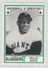 1982 Baseball's Greatest Sluggers White Back Willie Mays (No MLB Logo) HOF 5kz