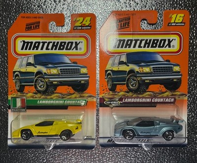LAMBORGHINI COUNTACH MATCHBOX ITALIAN STARS TOP CLASS LOT OF 2