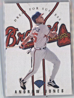 1997 Leaf Dress For Success Andruw Jones #17 1479/3500 ATLANTA BRAVES