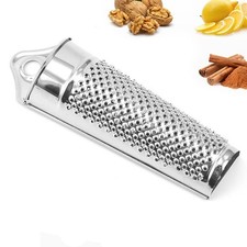 Edelstahl Knoblauchreibe Muskatreibe Ingwerreibe Küchenreibe mit Nussbehälter