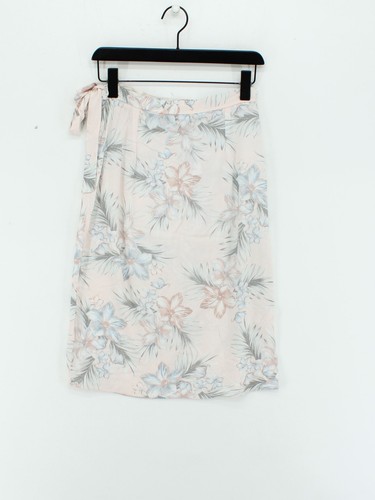 New Look Women's Midi Skirt UK 12 Pink Floral 100% Other Midi Wrap - Bild 2 von 5
