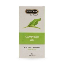 Hemani Camphor Oil 30ml Natural Herbal Oil - Cooling Massage & Aroma زيت الكافور