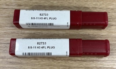 (2) NEW Kimball Midwest 82258 #1 Super Primalloy Cryo-Gen Drill Bits