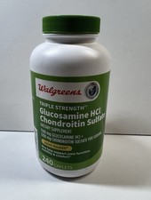 Glucosamine Chondroitin Triple Strength Joint Health 240 Caplets Supplement