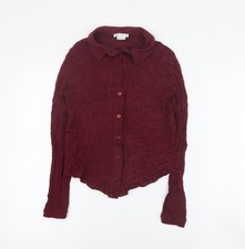 Basic-Bluse Damen UK Gr&ouml;&szlig;e XS Cooperative rot