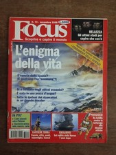 1998 11 FOCUS NOVEMBRE 1998 N.73 L'ENIGMA DELLA VITA BELLEZZA CANTIERE TERRA