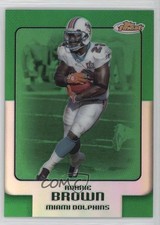 2006 Topps Finest Green Refractor /199 Ronnie Brown #59 2z8