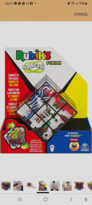 Rubik's Perplexus Fusion Maze Cube Twist Puzzle 3x3x3, Multicolor, 8+