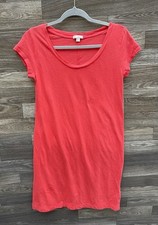 Gap T-Shirt Dress Womens Small Cap Sleeve Lightweight Coral