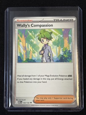 2025 POKEMON CARD 132/132 WALLY'S COMPASSION TRAINER MEG EN MEGA EVOLUTION TCG
