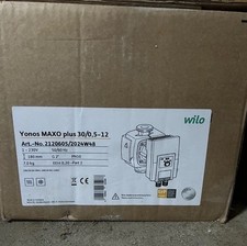 Wilo Yonos MAXO Plus 30/0,5-12 Hocheffizienzpumpe, Heizungspumpe