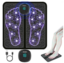 EMS Foot Massager Mat, Foot Stimulator for Neuropathy Pain Relief, 6 Modes