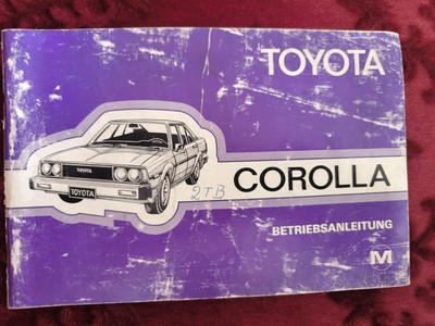 Bedienungsanleitung Toyota Corolla Lite Ace Handbuch Sammler Rat 1980 1986