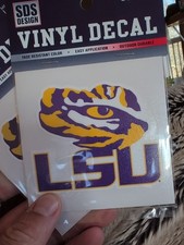 LSU Tigers 3" Sticker -weather Proof- Die Cut Application