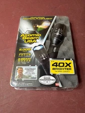 Atomic Beam USA Tactical Flashlight Adjustable Focus Shock & Water Resistant