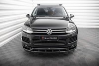 Maxton Design Frontlippe Passend FüR VW Touareg Mk2 Schwarz Hochglanz