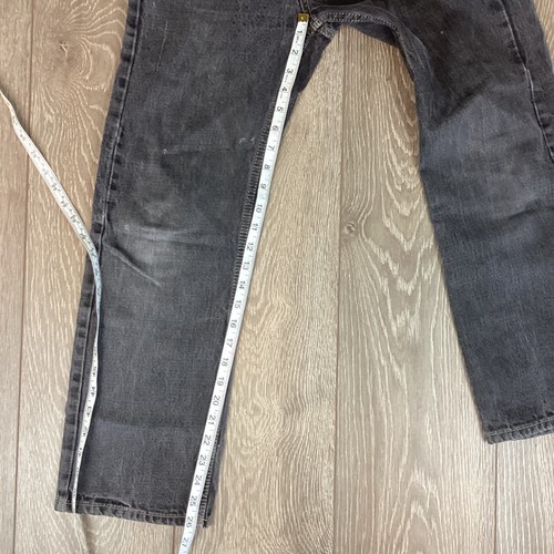 Levi’s Jeans Black 550 Relaxed Youth 14 Regular 27x27 Denim Denim Levi Strauss - Picture 6 of 6
