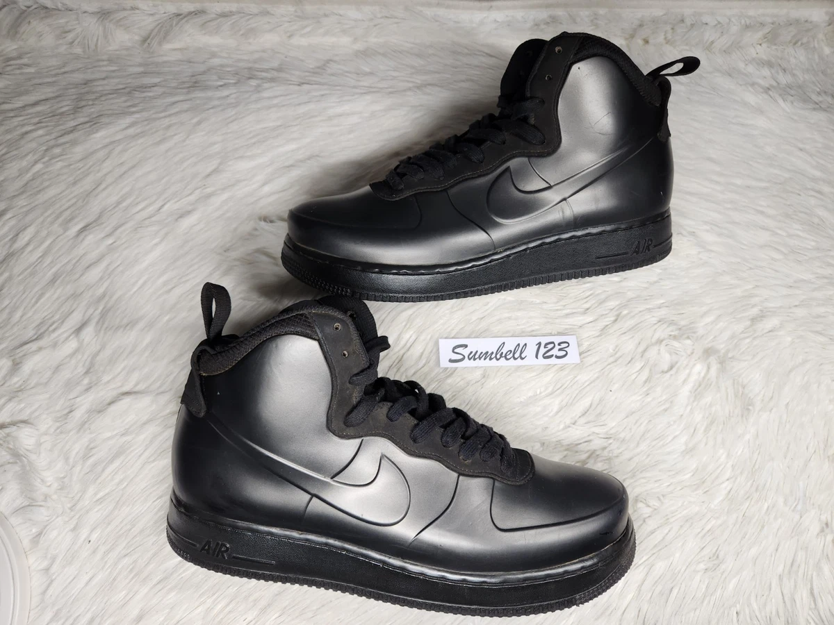 Preços baixos em Nike Air Force 1 Foamposite Cup Triple Black | eBay