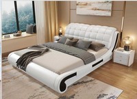 Doppelbett Bett Ehebett Design Polsterbett Designbett Leder Betten Einrichtung