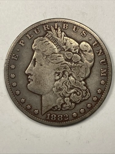1882-CC Morgan Dollar 1.00. Original Very Fine Carson City.