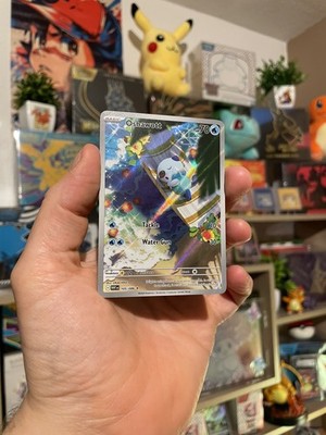 Pokémon Oshawott 105/086  Englisch White Flare Illustration Rare GEM MINT