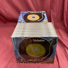 20 - 10 New Verbatim CD-r Blank Discs 700Mb 80Min 52X Recordable Disc For Data