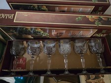 set 12 Bicchieri Calici Per Vino RCR Palace cristallo trasparente