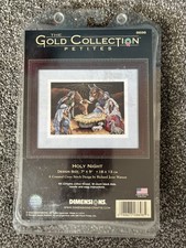 Dimensions Cross Stitch Kit - Gold Collection Petites: Holy Night 8698 RARE