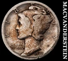 1927-D Mercury Dime- Silver- Scarce Better Date No Reserve #J1874