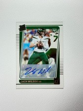 2021 Clearly Donruss Zach Wilson Rated Rookie AUTO