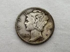 1937 D U.S. Mercury Head Silver Dime KW-23