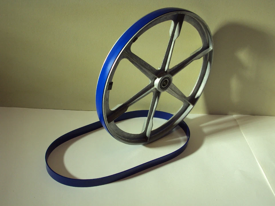 2 BLUE MAX ULTRA DUTY URETHANE BAND SAW TIRES FOR SCHEPPACH HBS 300 BAND SAW - Image 3 of 4