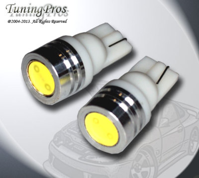 (1 Pair) Set of 2 pcs Map Light T10 High Power White LED Light Bulb 168 PC175