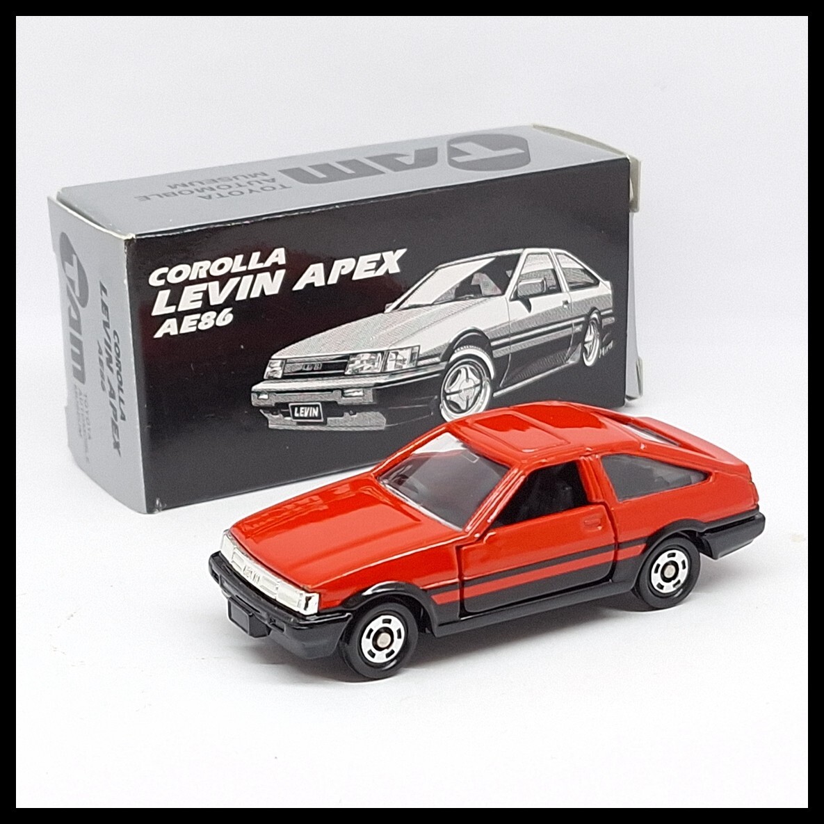 TOMICA TAM TOYOTA COROLLA LEVIN APEX AE86 1/61 TOMY New Diecast