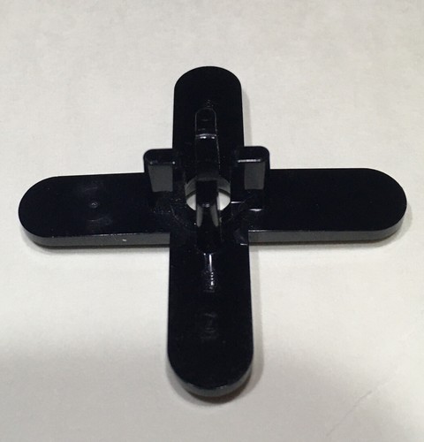 Lego Part 2479 Propeller 4 Blade 5 Diameter W/Rounded Ends & Open Hub Black (1) - Picture 2 of 3