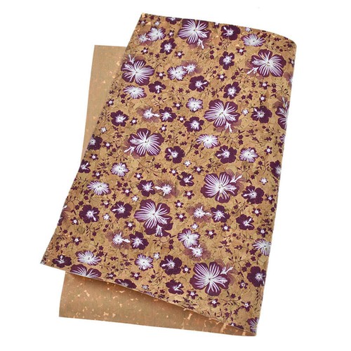 Soft Cork Fabric Flowers Sheet Patchwork Handcrafts Handbags Sewing Decor DIY - Picture 10 of 13