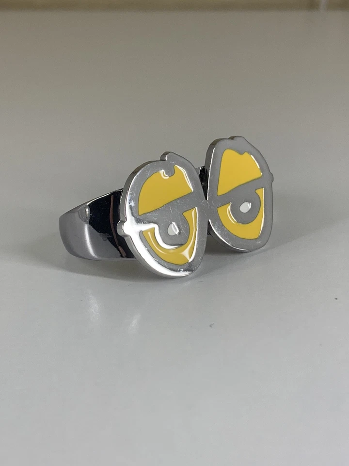 Esgotado online! Anel unissex de dedo duplo para skate torto. 9.5/10.5 - Imagem 4 de 4