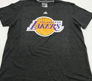adidas NBA Los Angeles Lakers gray color, climalite T-shirt Adult XL Size | eBay