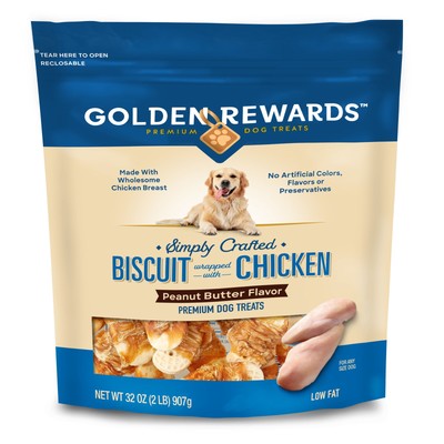 Chicken Wrap Biscuits Dry Biscuit Snacks for Dogs, 32 oz