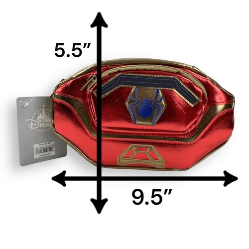 GENUINA Riñonera Cintura Bolso Cinturón No Way Home Parques Disney Marvel SpiderMan Nueva con Etiquetas - Imagen 6 de 12