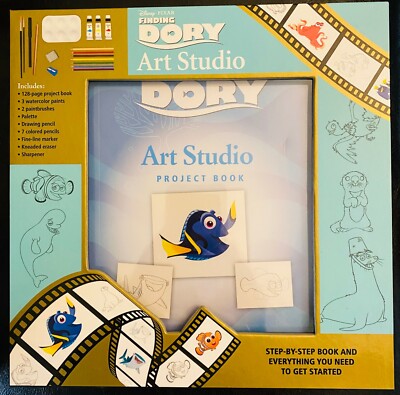 Disney-Pixar Finding Dory Art Studio by The Disney Storybook Artists NIB $26.99