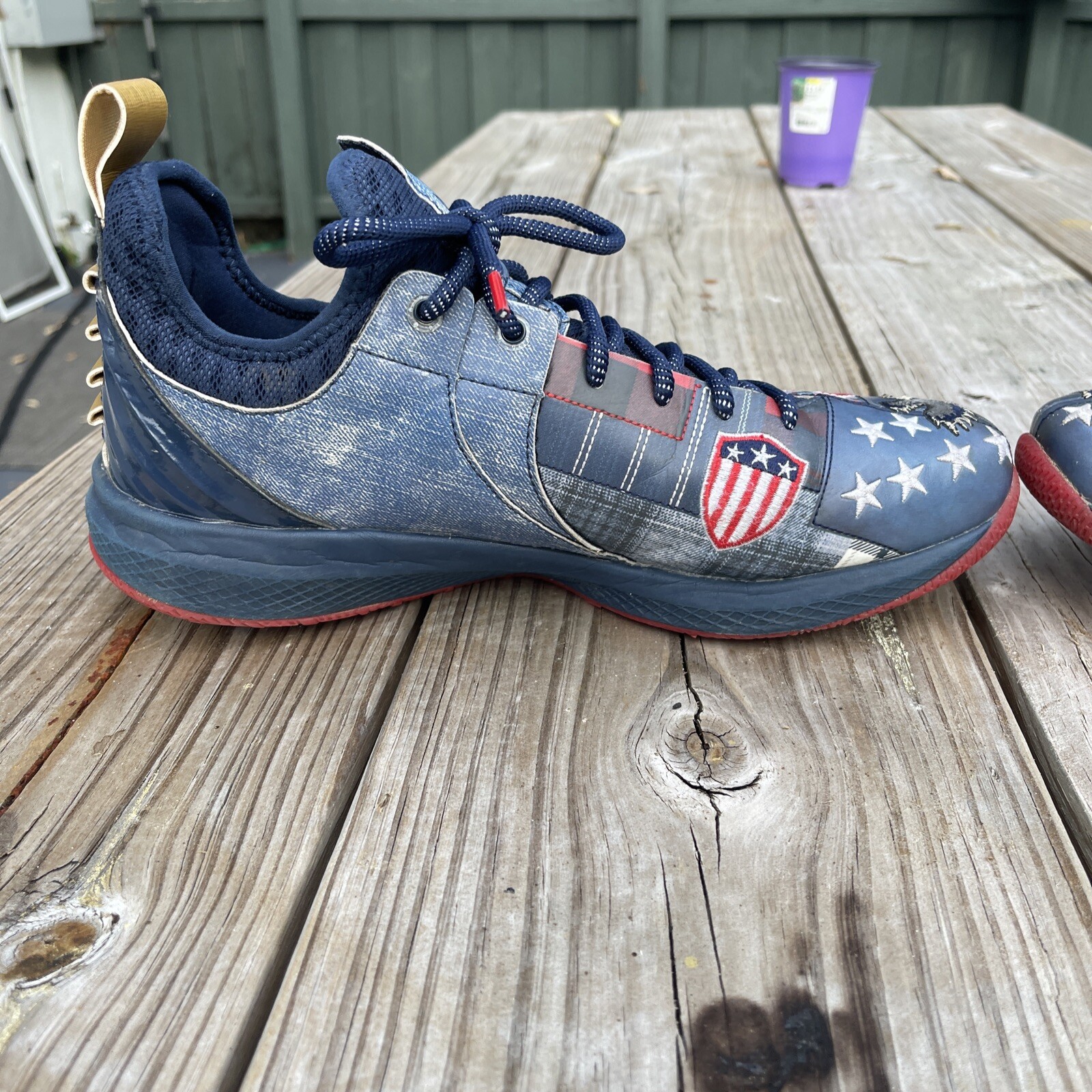 Under Armour Bryce Harper 5 USA Baseball Turf Shoes Mens Size 11.5