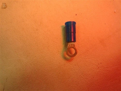 CONECTOR CABLE TERMINAL ANILLO 3M 16-14 AWG CALIBRE JUEGO DE (100) BARCO AZUL 12-6S-P Foto 3 de 4