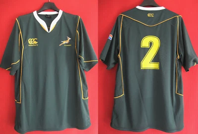 Maillot rugby Afrique du Sud Canterbury #2 Springboks Vintage Homme - L - Photo 1/4