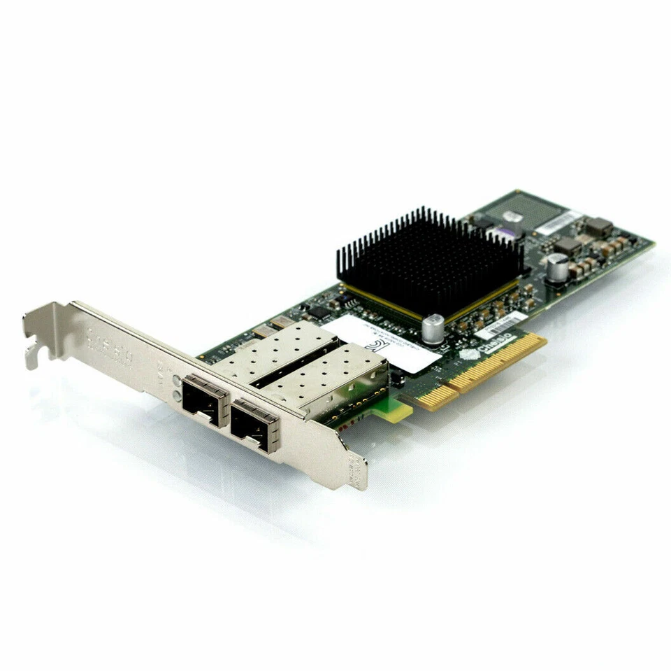 New Chelsio 10Gbps Dual Port FC/SFP PCIex8 Full Server Adapter Card CC2-N320E-SR - Image 3 of 4
