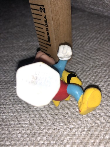 Figurine PVC Super Mickey Mouse vintage Disney figurine Hong Kong plastique - Photo 5/5